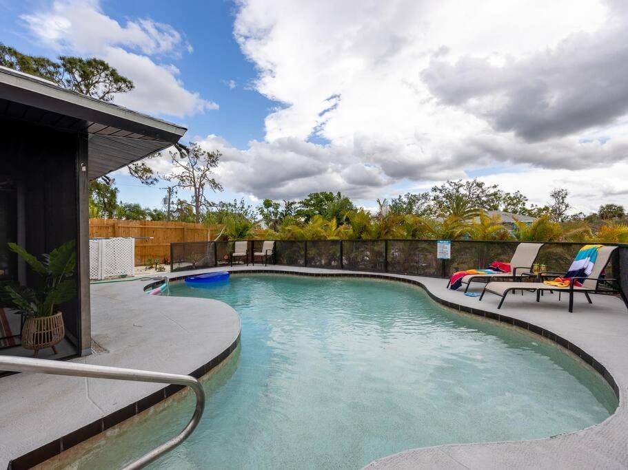 Englewood, Manasota Keys - 2 Bedroom Luxury Villa, Pool, Game Room, 6 Min To Beaches Next To Canal Buitenkant foto