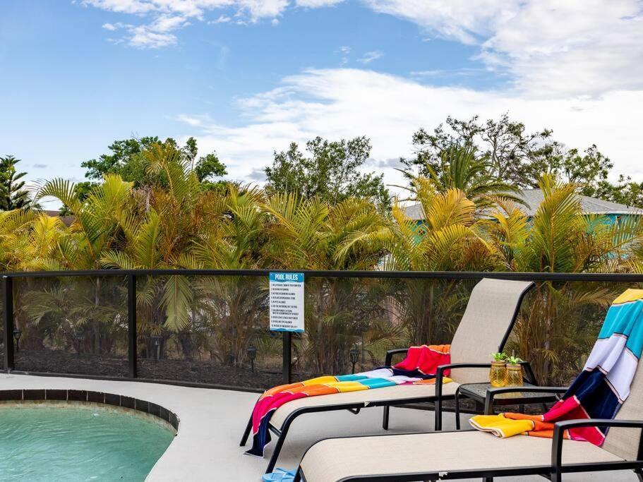 Englewood, Manasota Keys - 2 Bedroom Luxury Villa, Pool, Game Room, 6 Min To Beaches Next To Canal Buitenkant foto
